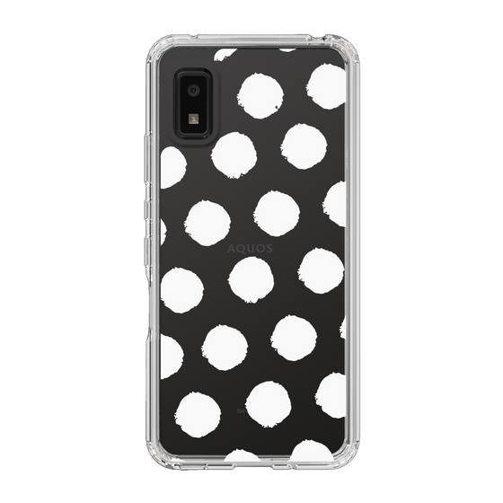 Slim Protection Case［ Original - Favorite Color Polka Dots - White ］