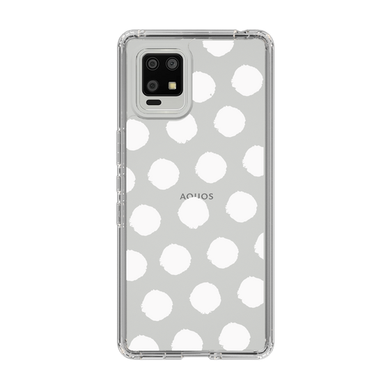 Slim Protection Case［ Original - Favorite Color Polka Dots - White ］