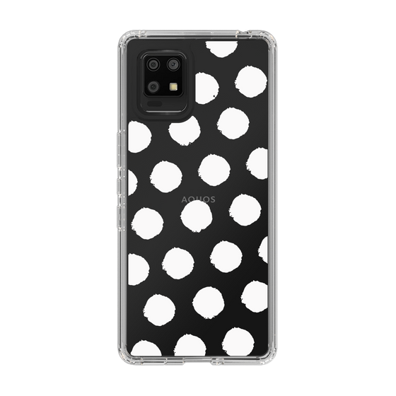 Slim Protection Case［ Original - Favorite Color Polka Dots - White ］