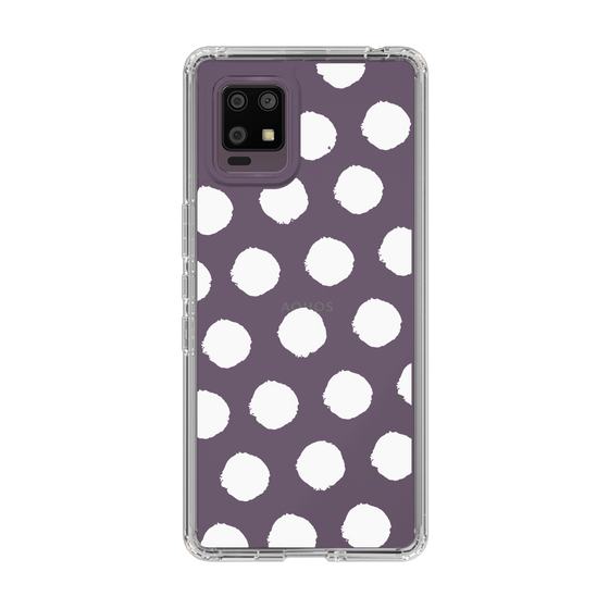 Slim Protection Case［ Original - Favorite Color Polka Dots - White ］