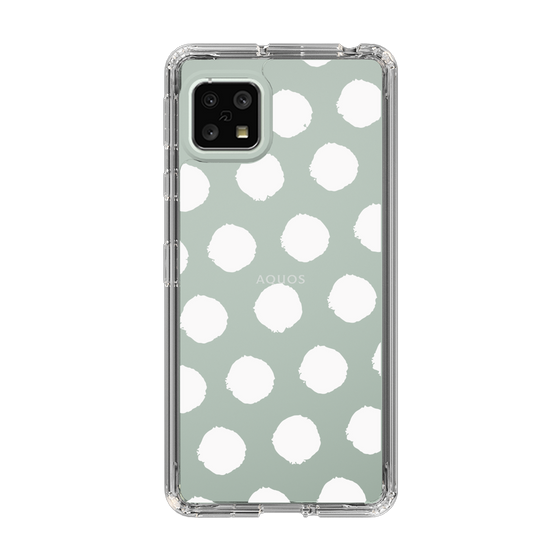 Slim Protection Case［ Original - Favorite Color Polka Dots - White ］