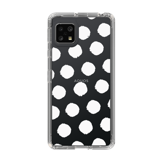 Slim Protection Case［ Original - Favorite Color Polka Dots - White ］