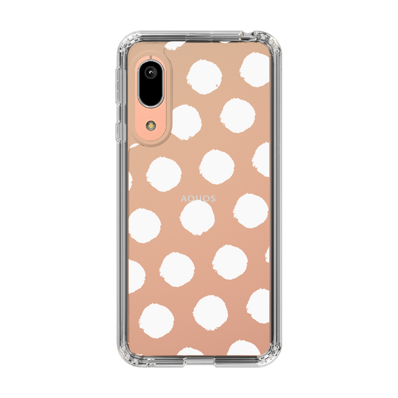 Slim Protection Case［ Original - Favorite Color Polka Dots - White ］
