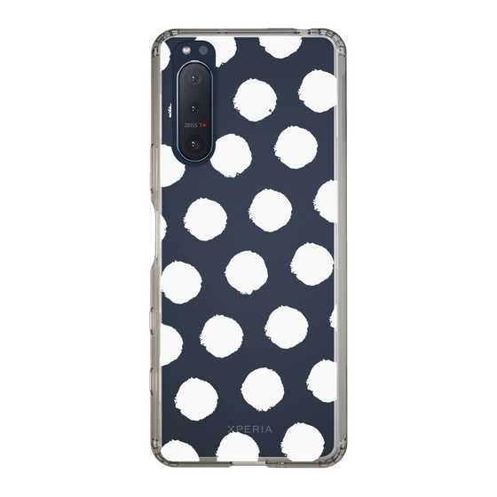 Slim Protection Case［ Original - Favorite Color Polka Dots - White ］