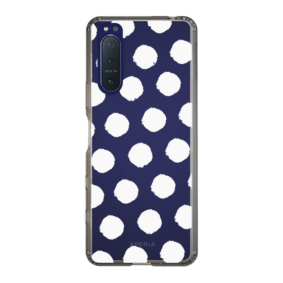 Slim Protection Case［ Original - Favorite Color Polka Dots - White ］