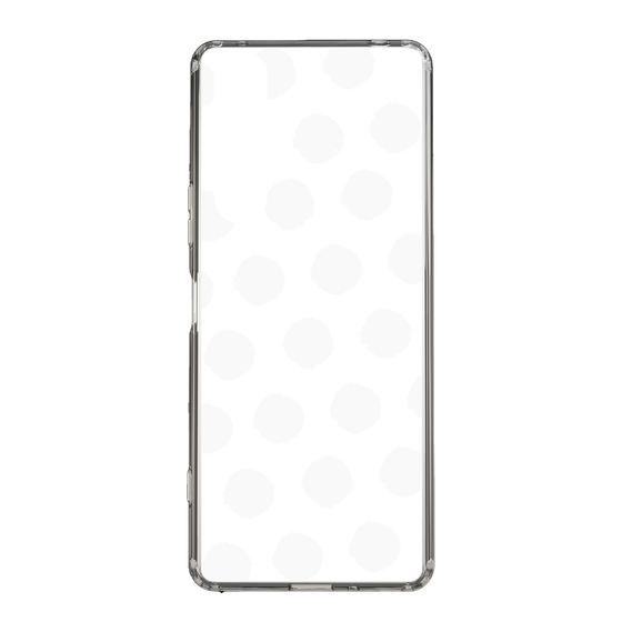 Slim Protection Case［ Original - Favorite Color Polka Dots - White ］