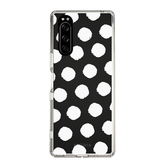 Slim Protection Case［ Original - Favorite Color Polka Dots - White ］