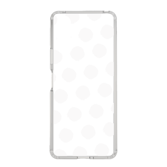 Slim Protection Case［ Original - Favorite Color Polka Dots - White ］