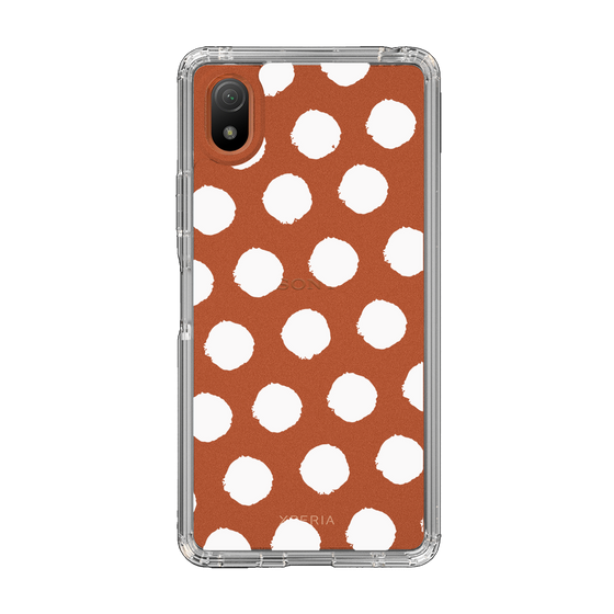 Slim Protection Case［ Original - Favorite Color Polka Dots - White ］