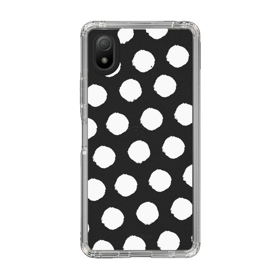 Slim Protection Case［ Original - Favorite Color Polka Dots - White ］