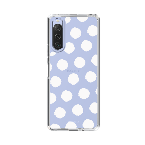 Slim Protection Case［ Original - Favorite Color Polka Dots - White ］