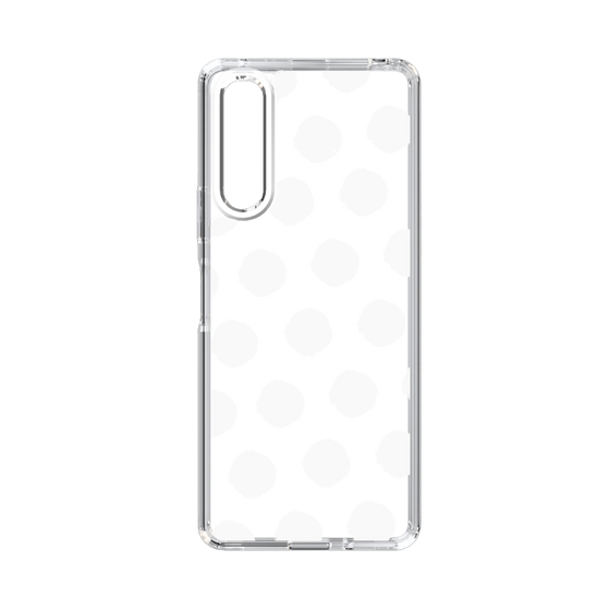 Slim Protection Case［ Original - Favorite Color Polka Dots - White ］