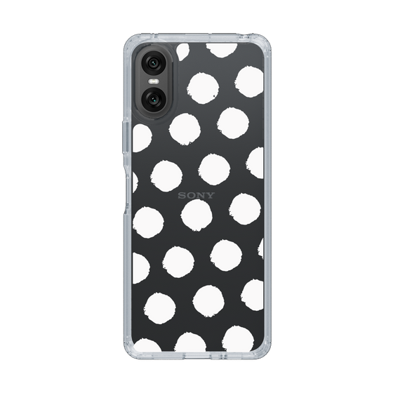 Slim Protection Case［ Original - Favorite Color Polka Dots - White ］