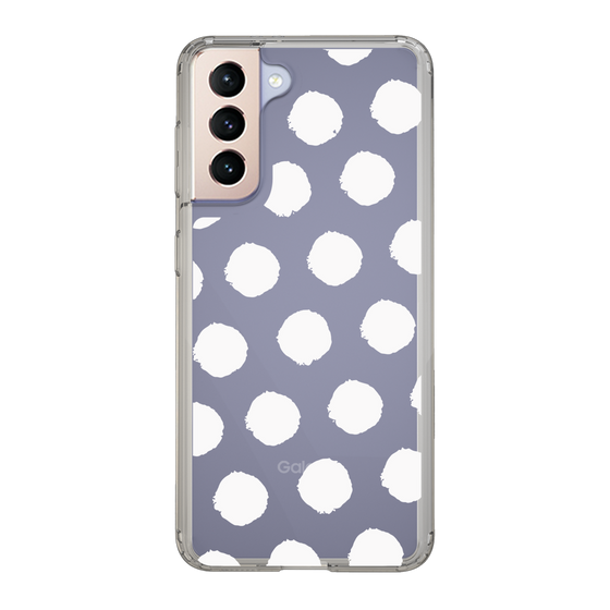 Slim Protection Case［ Original - Favorite Color Polka Dots - White ］
