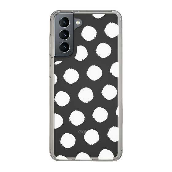 Slim Protection Case［ Original - Favorite Color Polka Dots - White ］