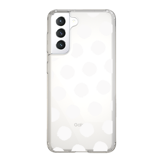 Slim Protection Case［ Original - Favorite Color Polka Dots - White ］