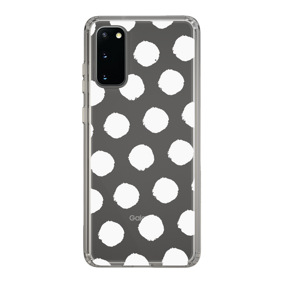 Slim Protection Case［ Original - Favorite Color Polka Dots - White ］