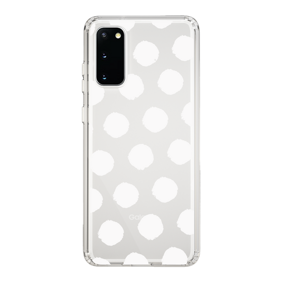 Slim Protection Case［ Original - Favorite Color Polka Dots - White ］