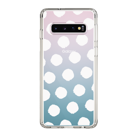 Slim Protection Case［ Original - Favorite Color Polka Dots - White ］