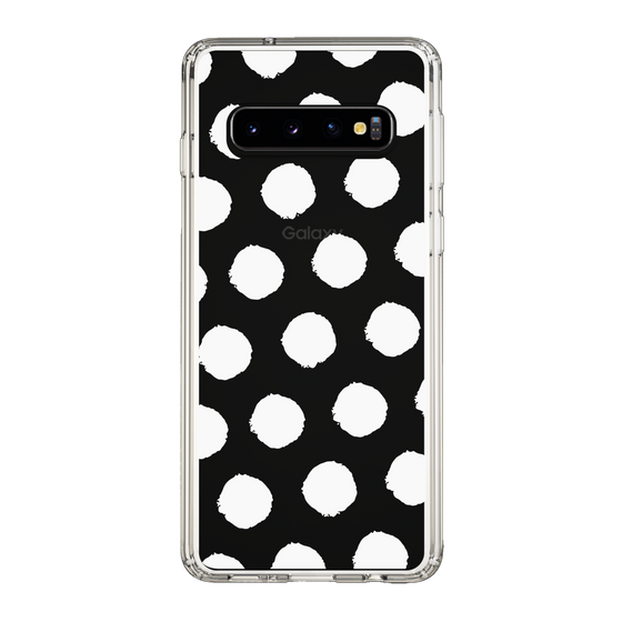 Slim Protection Case［ Original - Favorite Color Polka Dots - White ］