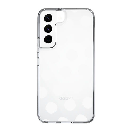 Slim Protection Case［ Original - Favorite Color Polka Dots - White ］