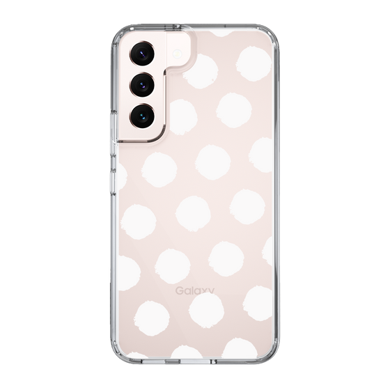 Slim Protection Case［ Original - Favorite Color Polka Dots - White ］