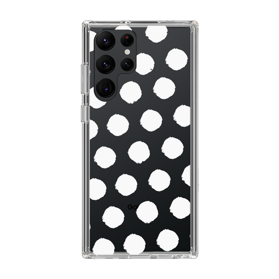 Slim Protection Case［ Original - Favorite Color Polka Dots - White ］