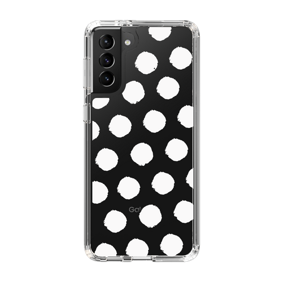 Slim Protection Case［ Original - Favorite Color Polka Dots - White ］