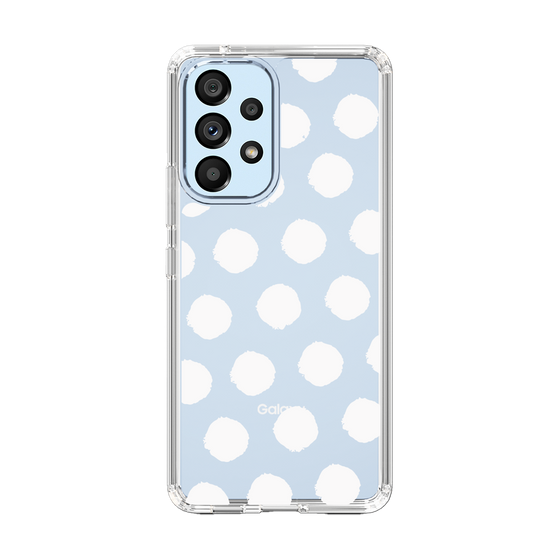 Slim Protection Case［ Original - Favorite Color Polka Dots - White ］