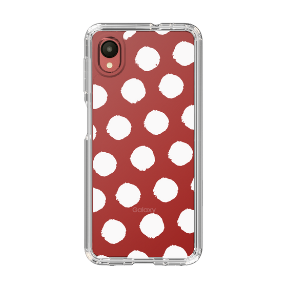 Slim Protection Case［ Original - Favorite Color Polka Dots - White ］