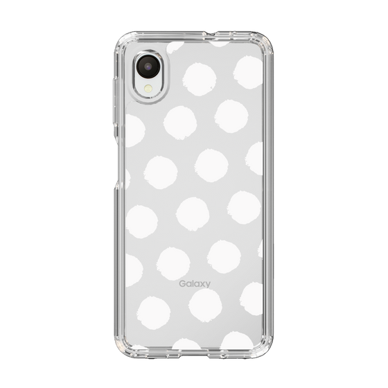 Slim Protection Case［ Original - Favorite Color Polka Dots - White ］