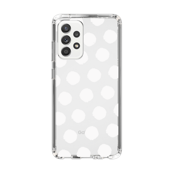 Slim Protection Case［ Original - Favorite Color Polka Dots - White ］