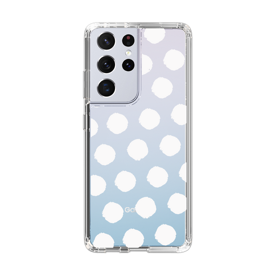 Slim Protection Case［ Original - Favorite Color Polka Dots - White ］