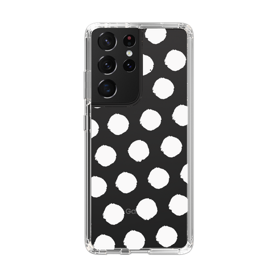 Slim Protection Case［ Original - Favorite Color Polka Dots - White ］