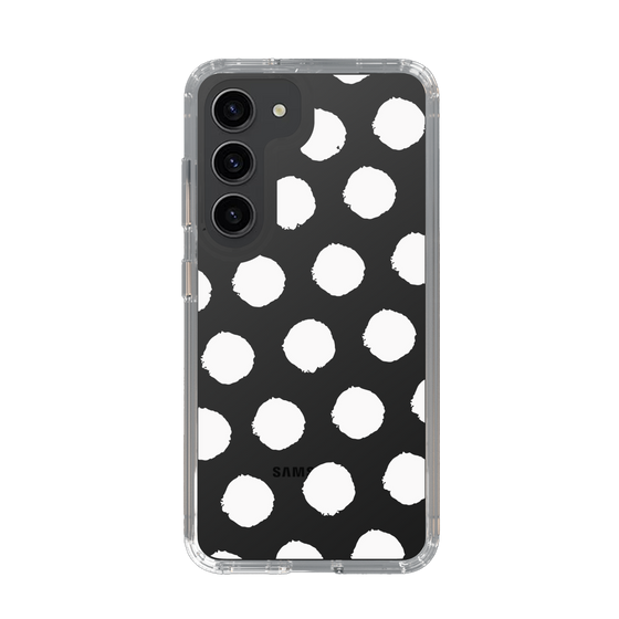 Slim Protection Case［ Original - Favorite Color Polka Dots - White ］