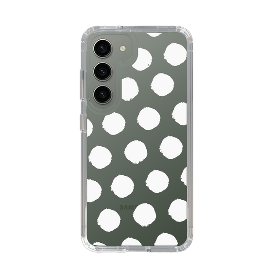 Slim Protection Case［ Original - Favorite Color Polka Dots - White ］