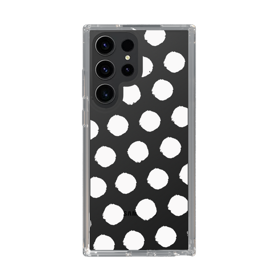 Slim Protection Case［ Original - Favorite Color Polka Dots - White ］