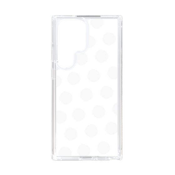 Slim Protection Case［ Original - Favorite Color Polka Dots - White ］