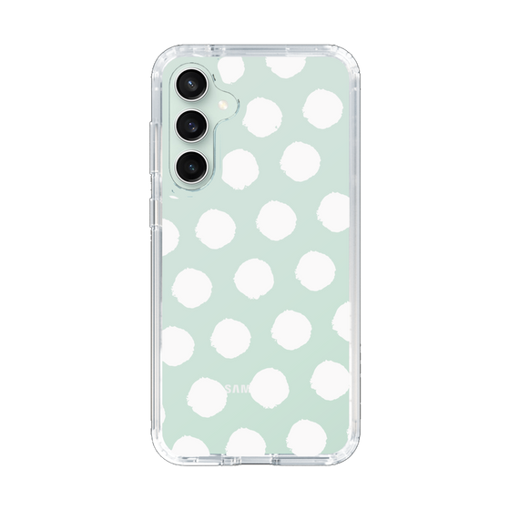 Slim Protection Case［ Original - Favorite Color Polka Dots - White ］