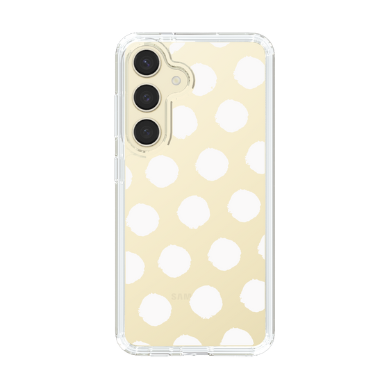 Slim Protection Case［ Original - Favorite Color Polka Dots - White ］