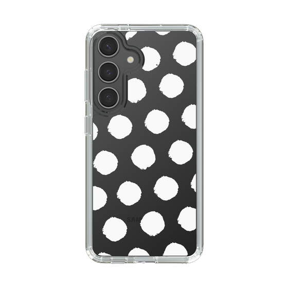 Slim Protection Case［ Original - Favorite Color Polka Dots - White ］