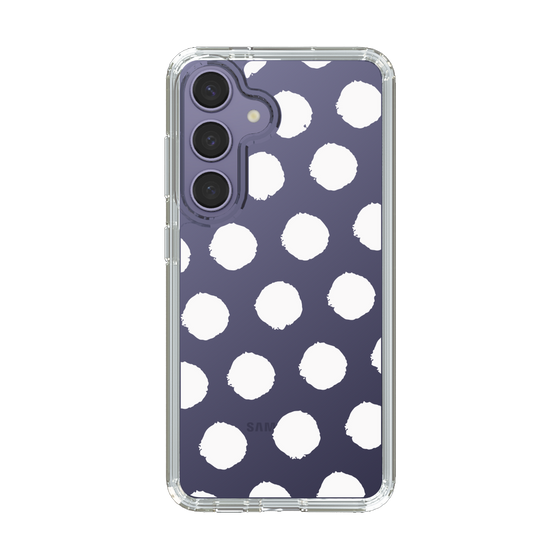 Slim Protection Case［ Original - Favorite Color Polka Dots - White ］