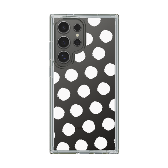 Slim Protection Case［ Original - Favorite Color Polka Dots - White ］
