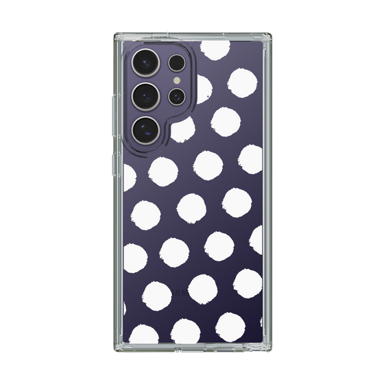 Slim Protection Case［ Original - Favorite Color Polka Dots - White ］