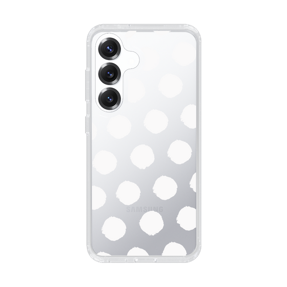 Slim Protection Case［ Original - Favorite Color Polka Dots - White ］