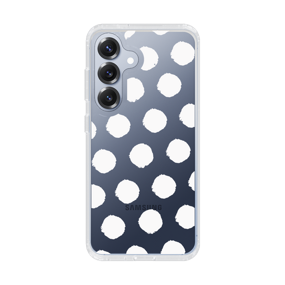Slim Protection Case［ Original - Favorite Color Polka Dots - White ］