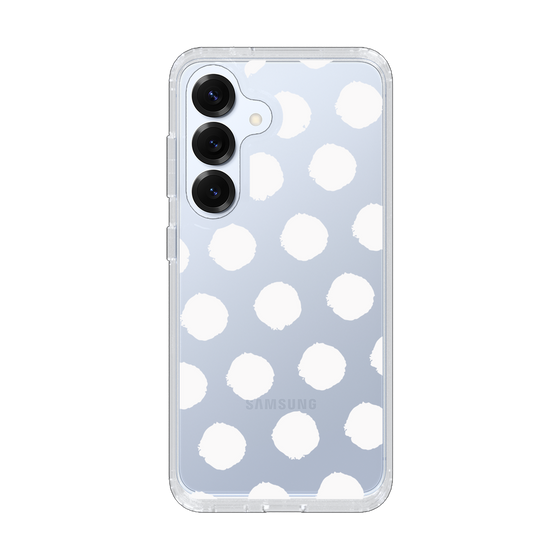 Slim Protection Case［ Original - Favorite Color Polka Dots - White ］