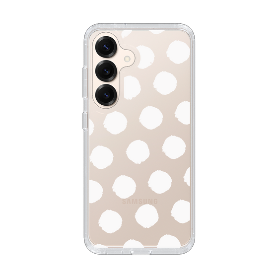Slim Protection Case［ Original - Favorite Color Polka Dots - White ］