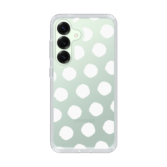 Slim Protection Case［ Original - Favorite Color Polka Dots - White ］