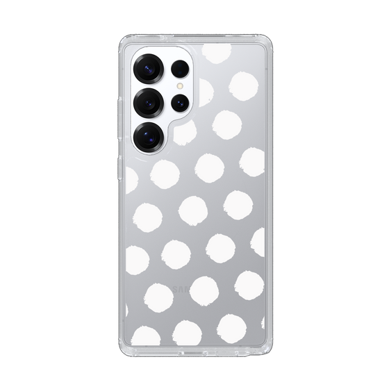 Slim Protection Case［ Original - Favorite Color Polka Dots - White ］